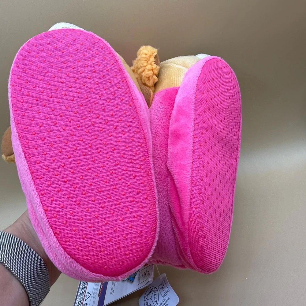 Paw Patrol Skye Girls Plush Slippers Size 7‎ Toddler Pink Character House Shoes